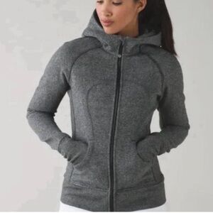 Lululemon Scuba Full-Zip Women's Gray Hoodie Size 18